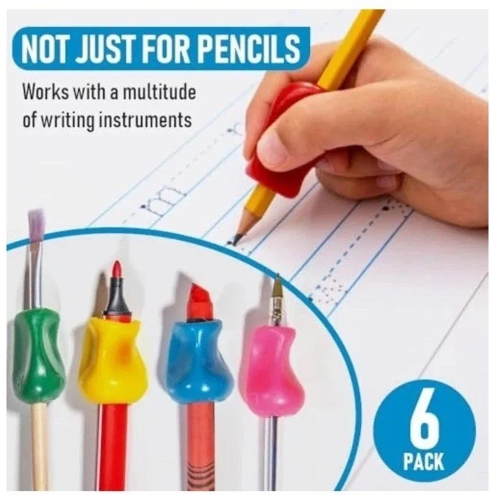 The Pencil Grip Original Pencil Grippers 14 Pc, Improves‎ Kids Handwriting,